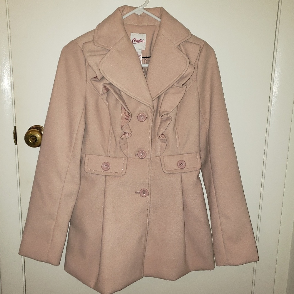 Pale Pink Candies Peacoat